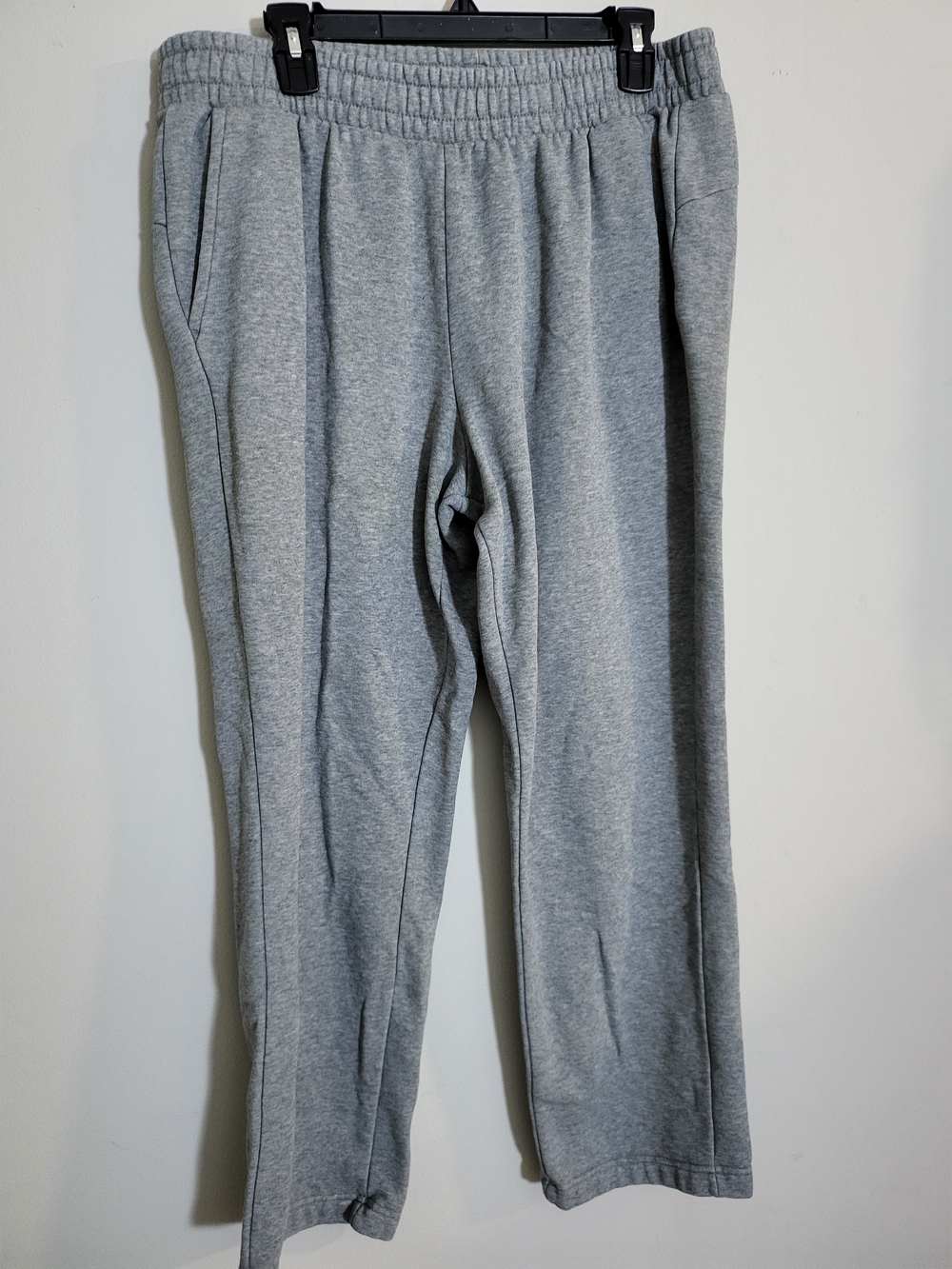 Puma Light Gray Elastic Waist Joggers